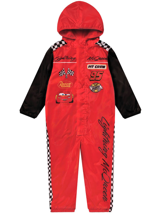 Character Red Disney Cars Lightning McQueen Puddlesuit - image 1