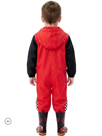 Character Red Disney Cars Lightning McQueen Puddlesuit - image 5
