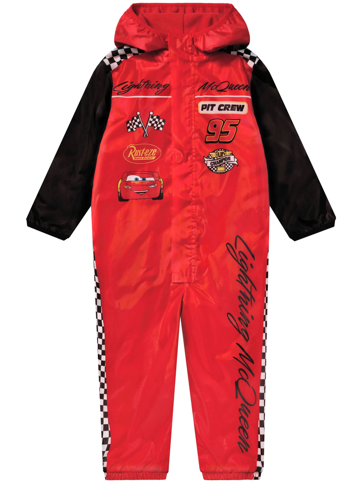 Character Red Disney Cars Lightning McQueen Puddlesuit - image 8