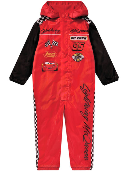 Character Red Disney Cars Lightning McQueen Puddlesuit - image 8