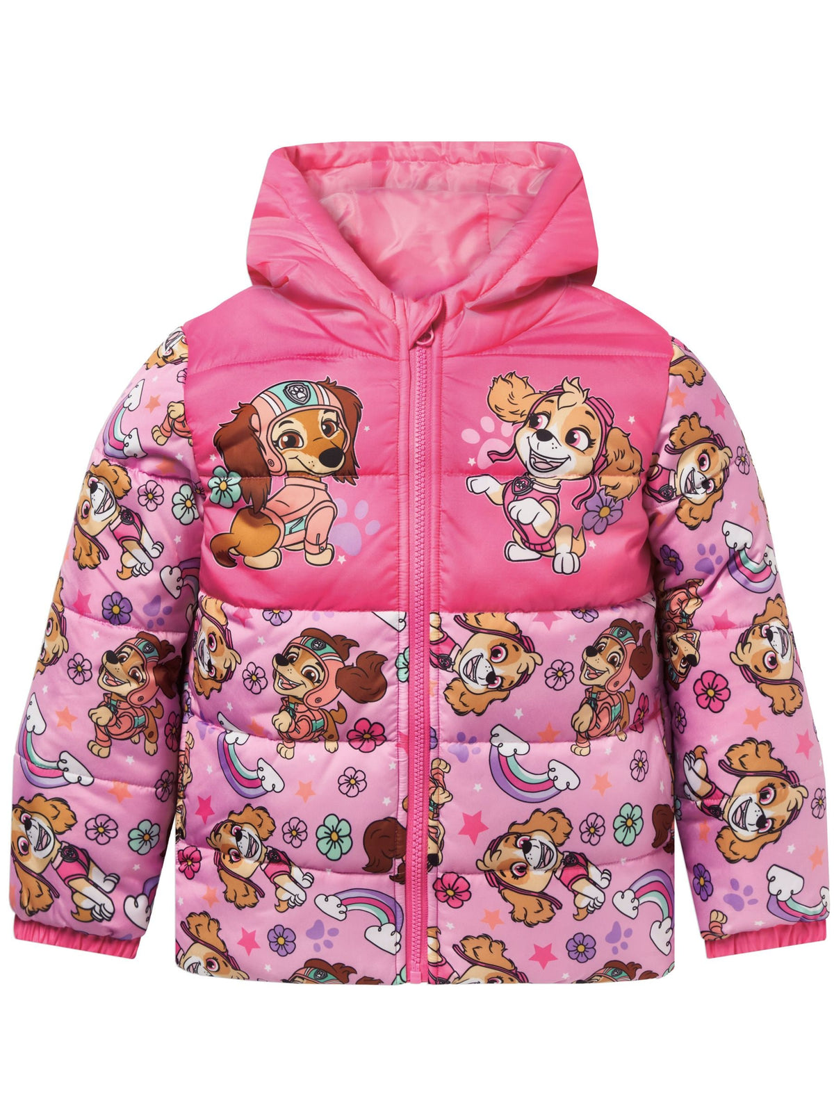 Character Pink PAW Patrol Puffer Skye & Liberty Jacket - image 8