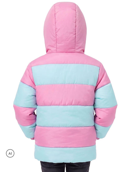 Character Pink Disney Lilo & Stitch Puffer Stitch And Angel Jacket - image 6