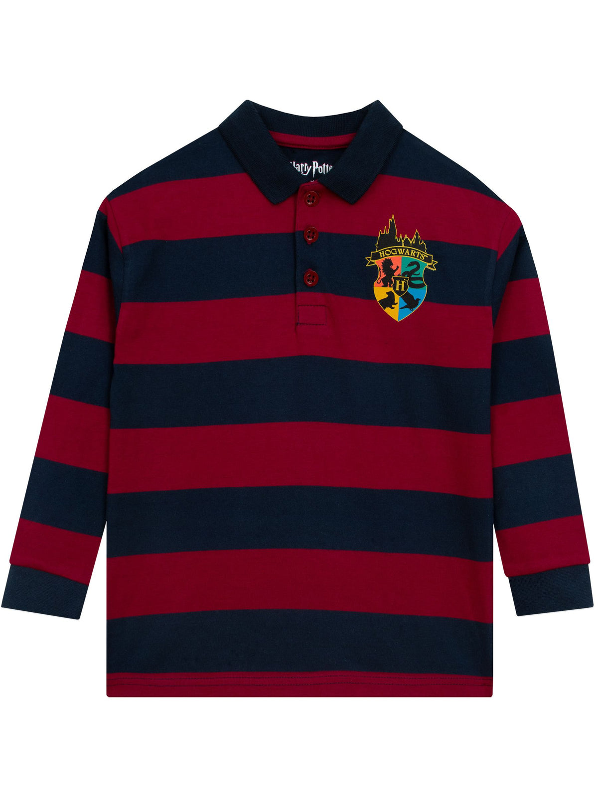 Character Red Harry Potter Hogwarts Rugby Shirt - image 8