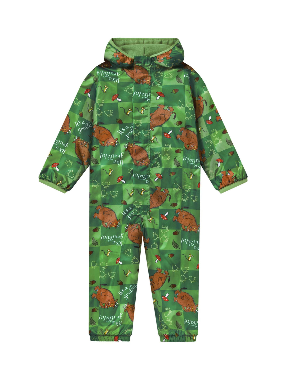 Character Green The Gruffalo 3D Ears & Horns Puddlesuit - image 1