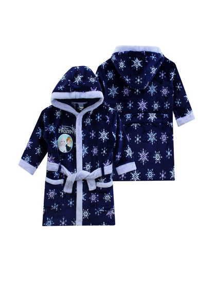 Character Purple Disney Frozen Anna & Elsa Dressing Gown - image 1