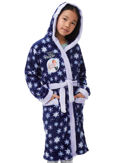 Character Purple Disney Frozen Anna & Elsa Dressing Gown - image 2