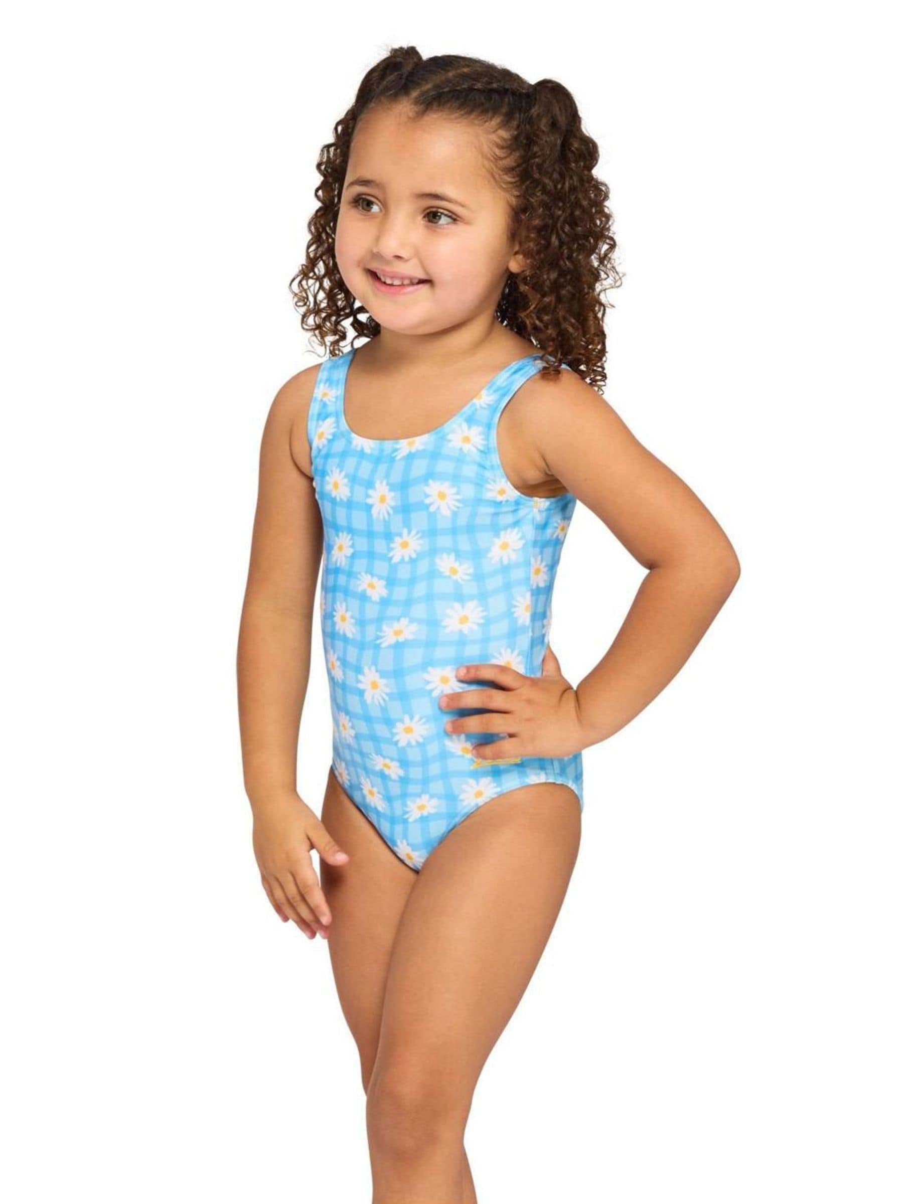 Dsiney Kidz - Zoggs Blue Scoopback Swimsuit image 1
