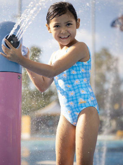 Dsiney Kidz - Zoggs Blue Scoopback Swimsuit image 4