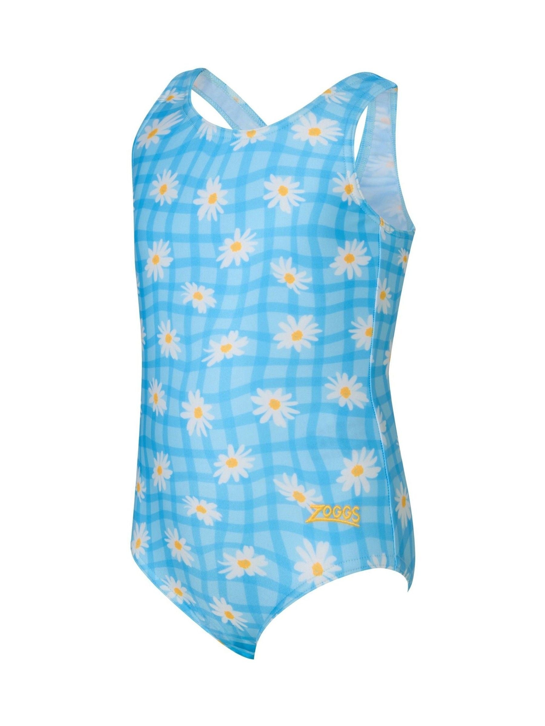 Dsiney Kidz - Zoggs Blue Scoopback Swimsuit image 5
