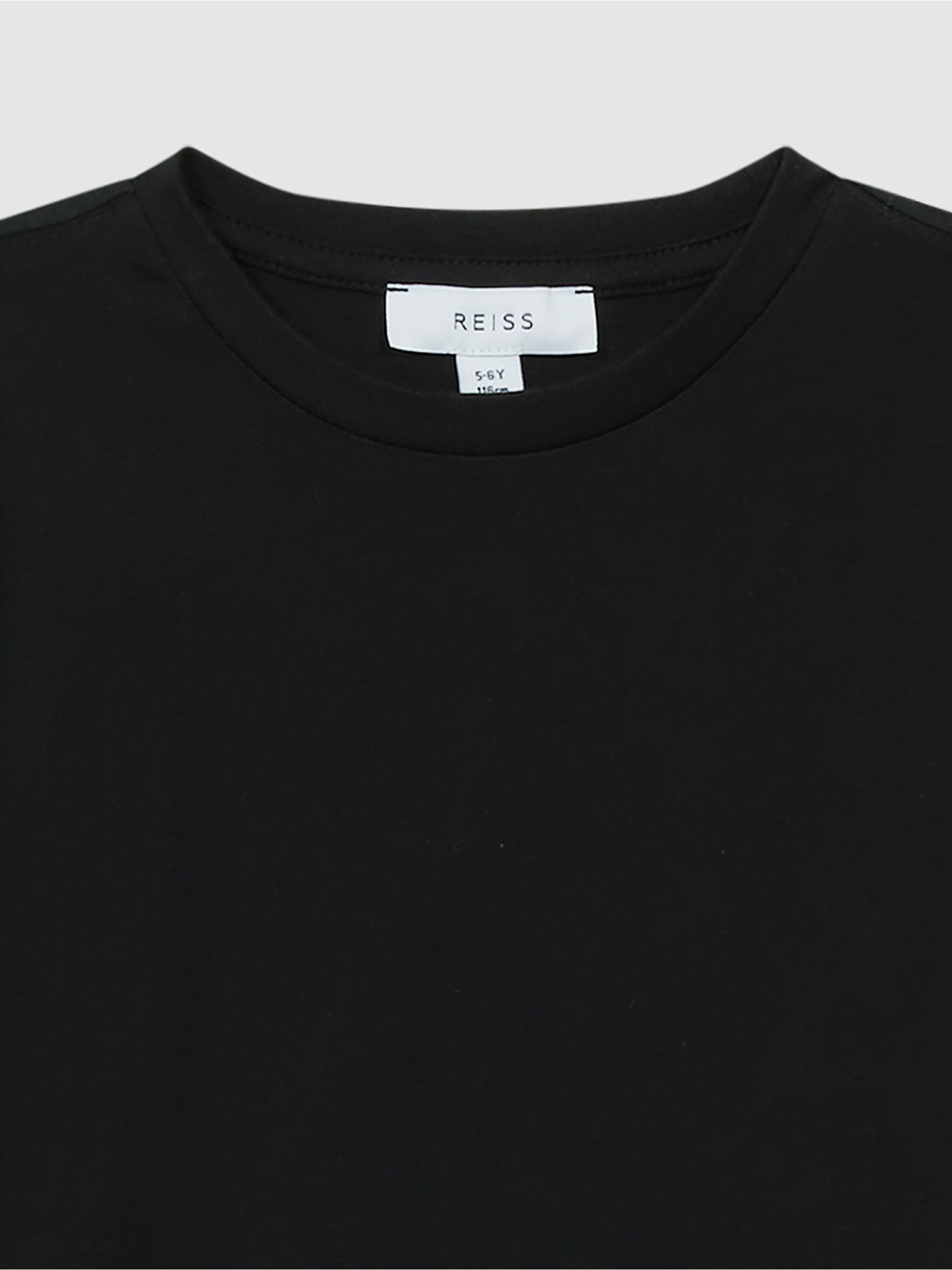 Reiss Black Bless 3-9 yrs Cotton Crew-Neck T-Shirt image 5