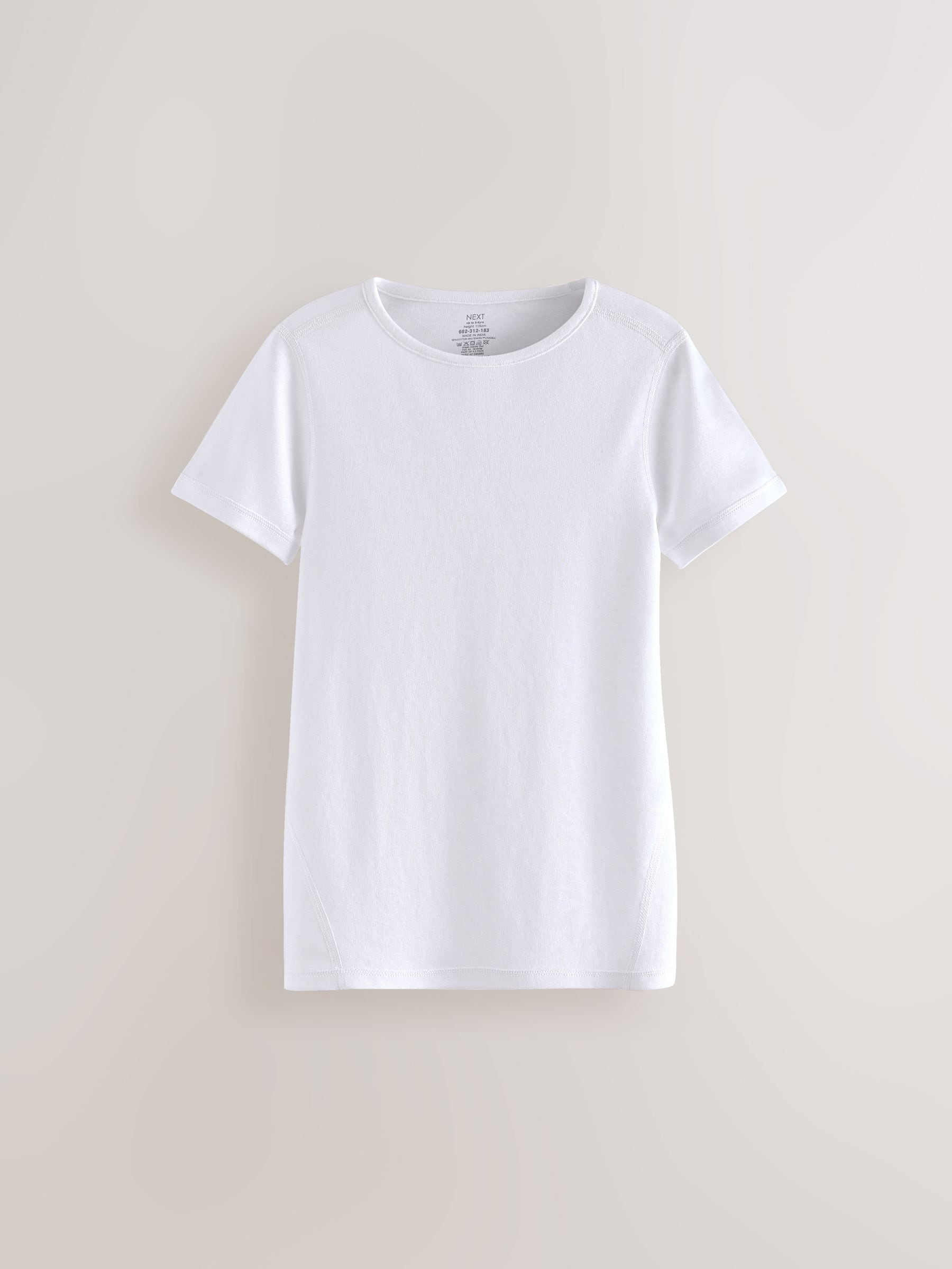 White Kind to Skin T-Shirts 2 Pack (12mths-12yrs) image 3