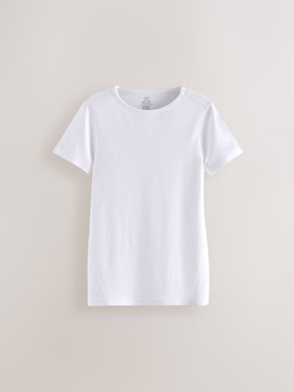White Kind to Skin T-Shirts 2 Pack (12mths-12yrs) image 3