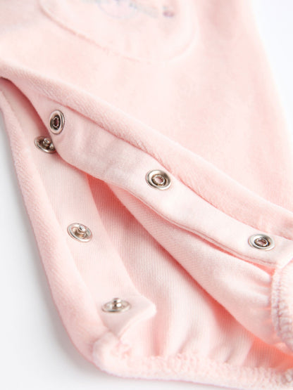 Pink Baby Dungarees and Longsleeve Bodysuit Set (0mths-2yrs)