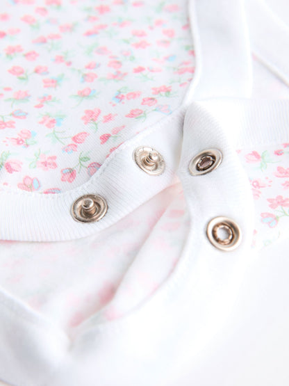 Pink Baby Dungarees and Longsleeve Bodysuit Set (0mths-2yrs)