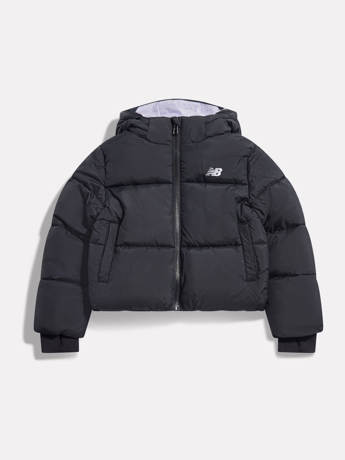 New Balance Black Wide Baffle Puffer Coat - image 1