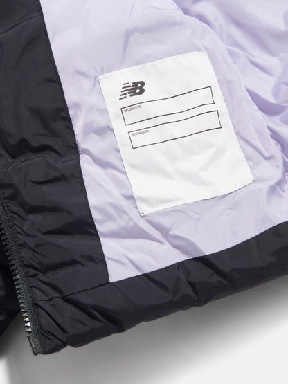 New Balance Black Wide Baffle Puffer Coat - image 4