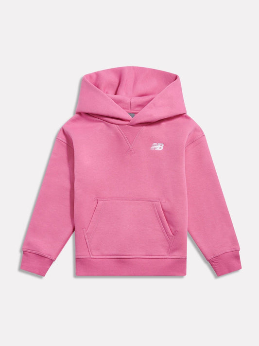 New Balance Pink Small Logo Brushed Hoodie - image 1