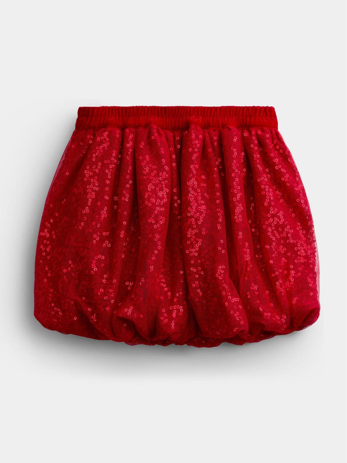 JoJo Maman Bébé Red Sequin Bubble Skirt - image 2
