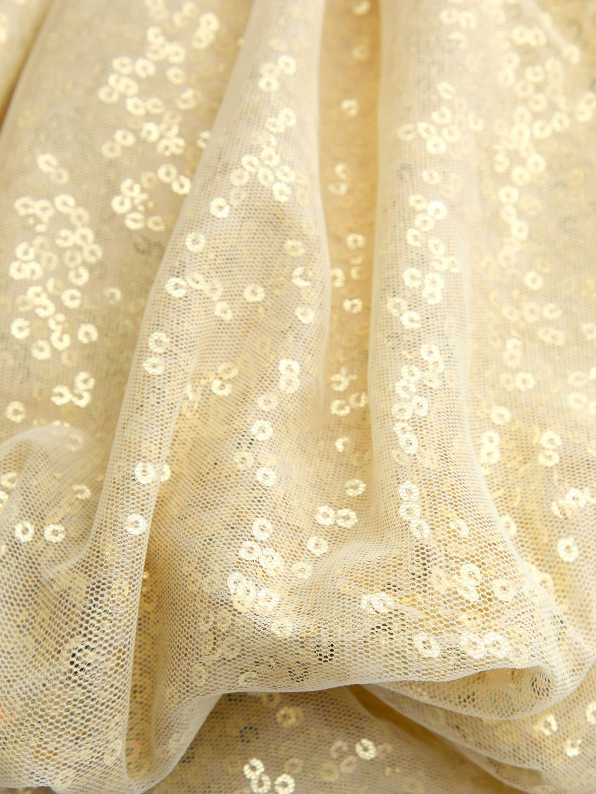 JoJo Maman Bébé Light Gold Sequin Bubble Skirt - image 5