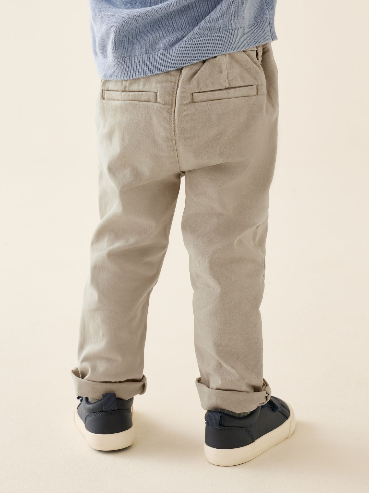 Stone Stretch Chino Trousers (3mths-7yrs) image 3