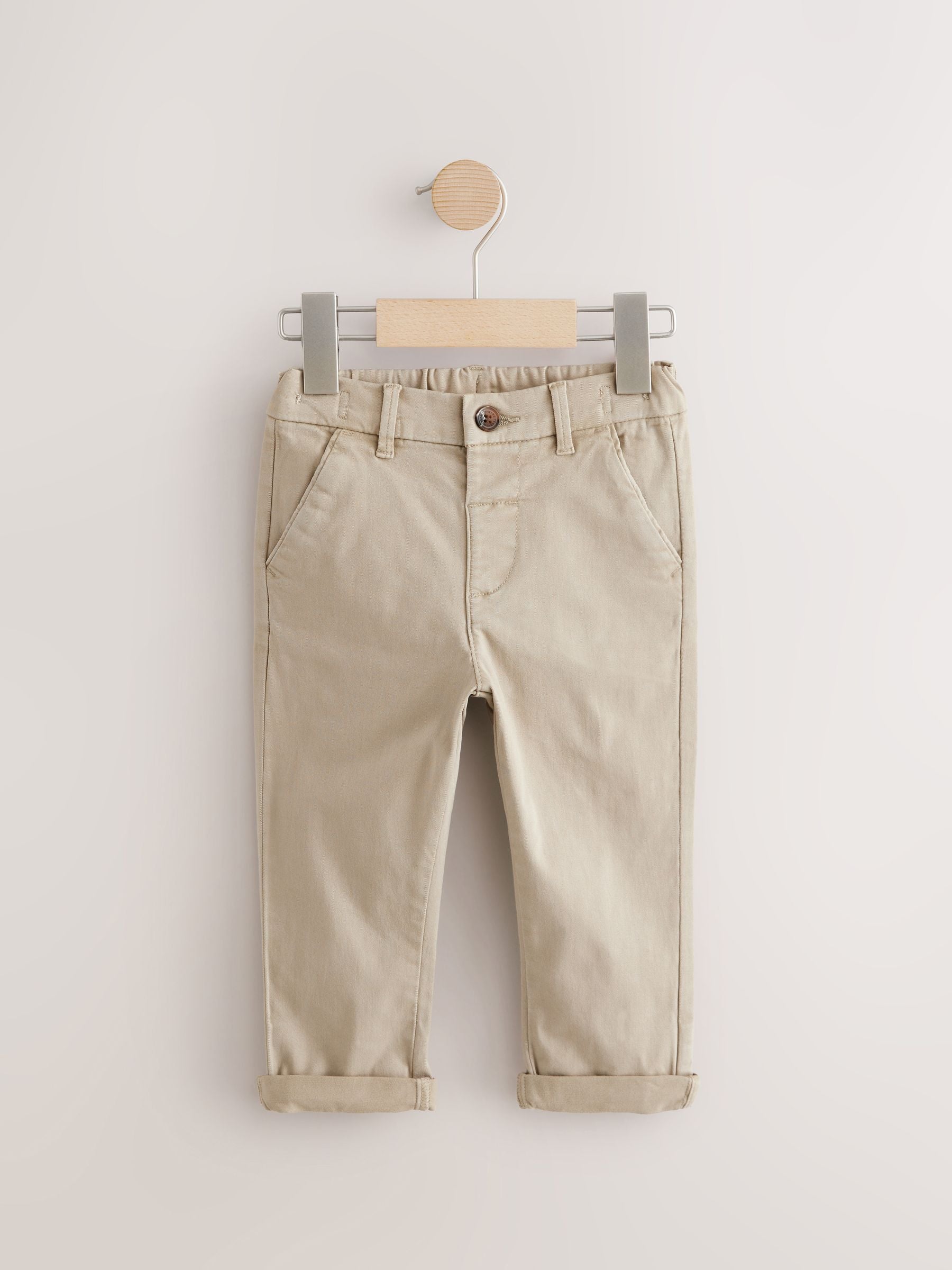 Stone Stretch Chino Trousers (3mths-7yrs) image 5