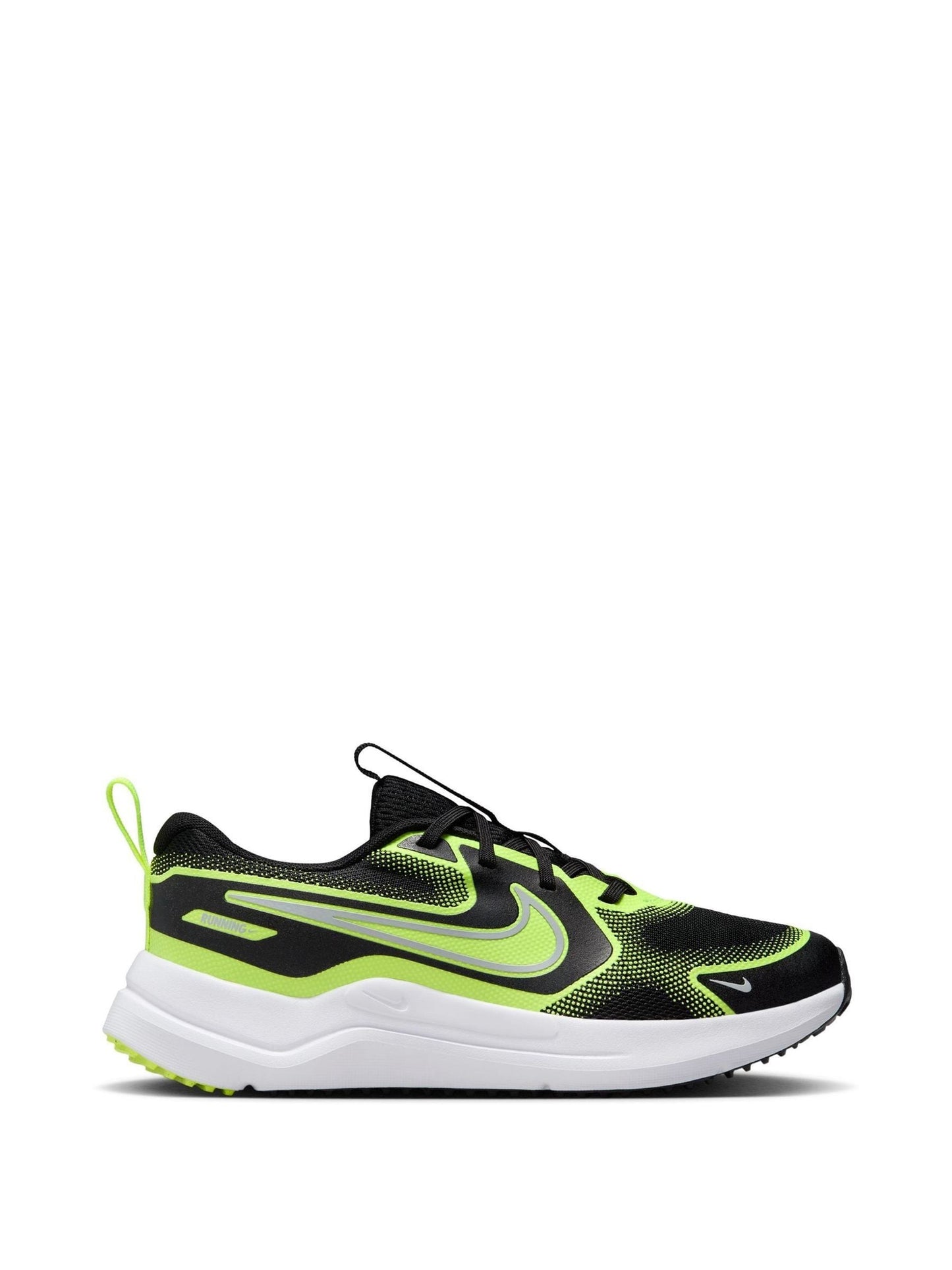 Nike Black/Lime Youth Cosmic Running Trainers image 1