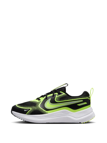 Nike Black/Lime Youth Cosmic Running Trainers image 2