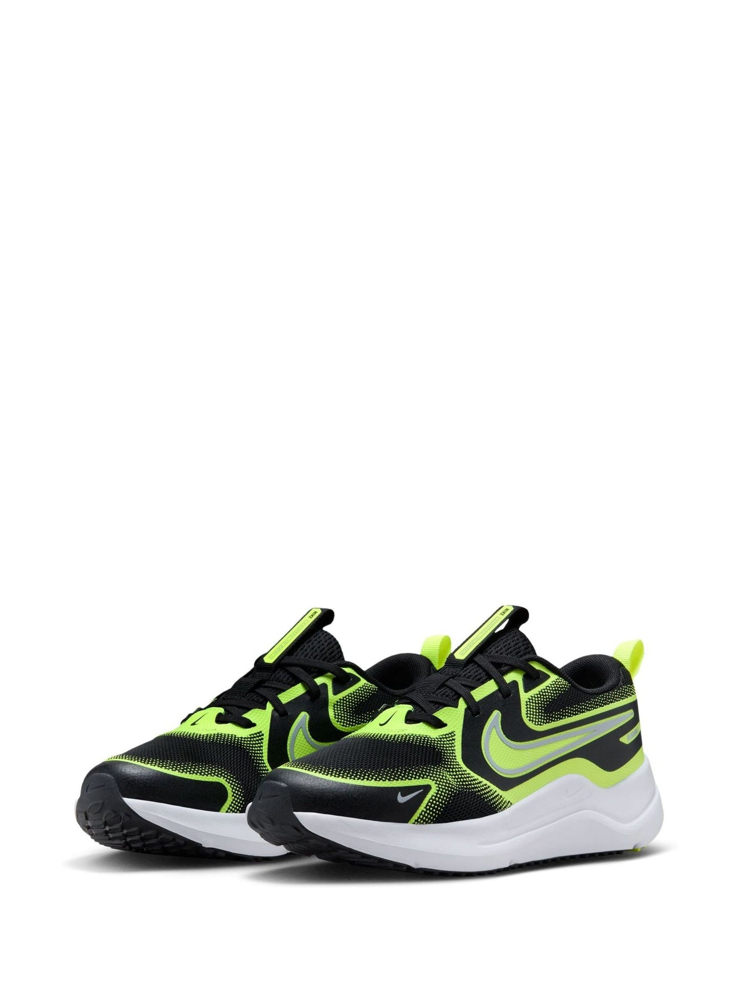 Nike Black/Lime Youth Cosmic Running Trainers image 3