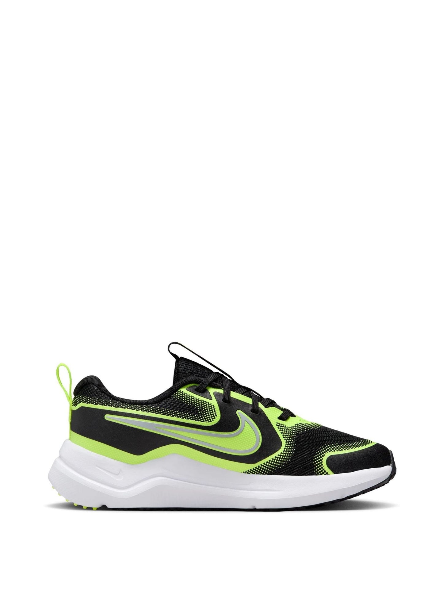 Nike Black/Lime Youth Cosmic Running Trainers image 4
