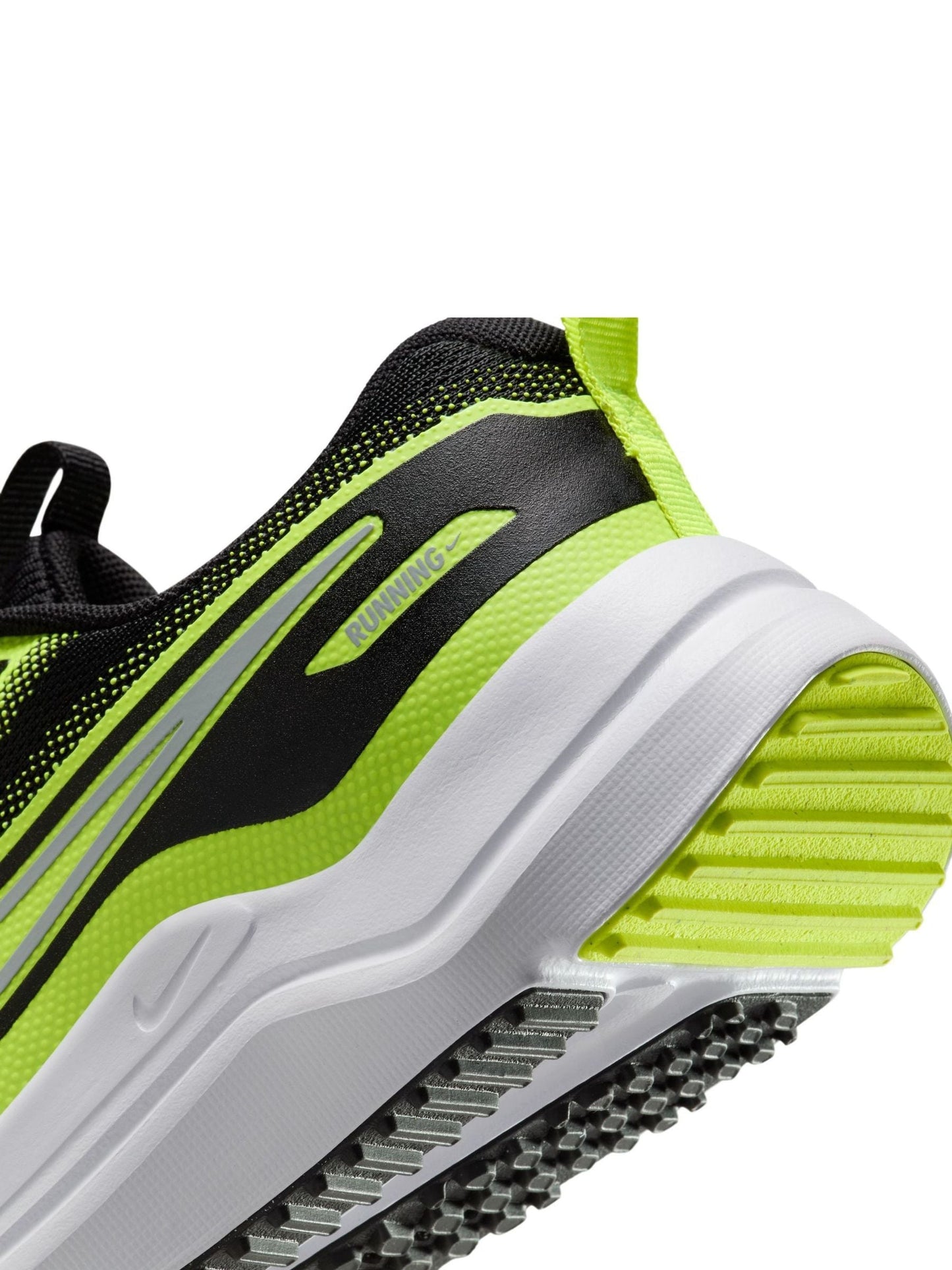 Nike Black/Lime Youth Cosmic Running Trainers image 9