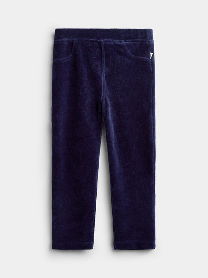JoJo Maman Bébé Navy Blue 2-Pack Jersey Cord Leggings - image 2