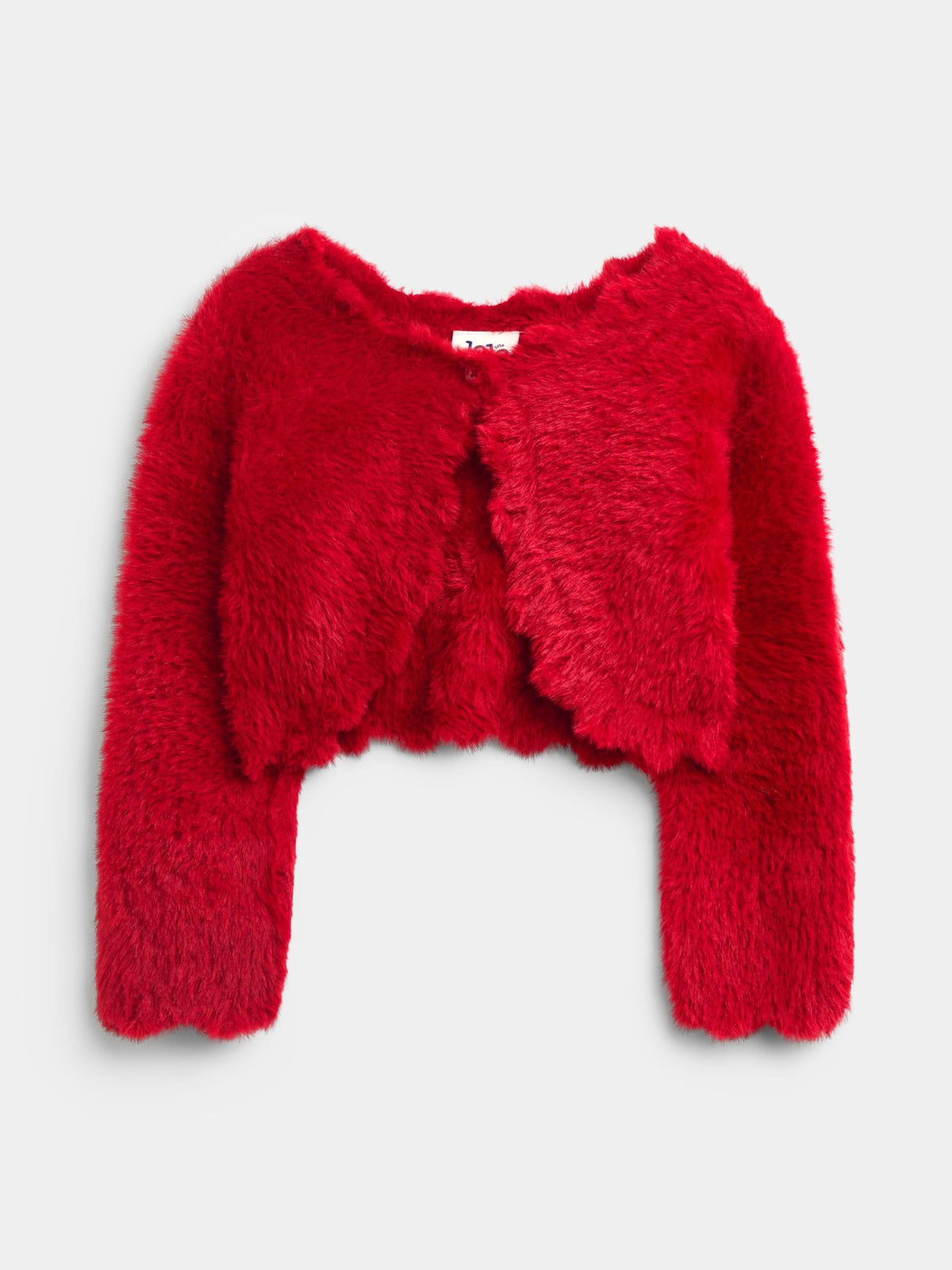 JoJo Maman Bébé Bright Red Bolero Cardigan - image 1
