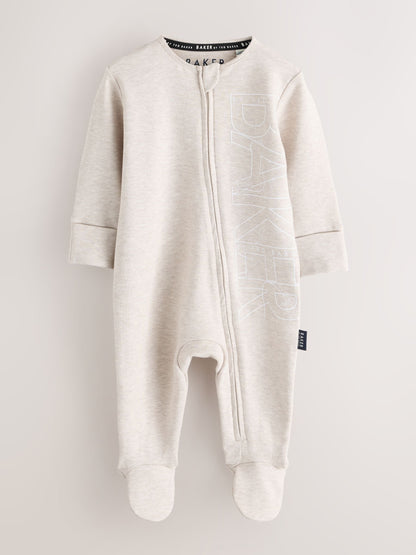Baker by Ted Baker Neutral 3 Pack Sleepsuits - image 4