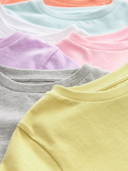 Dsiney Kidz - Multi Pastel Plains T-Shirts 7 Pack (3-16yrs) image 11