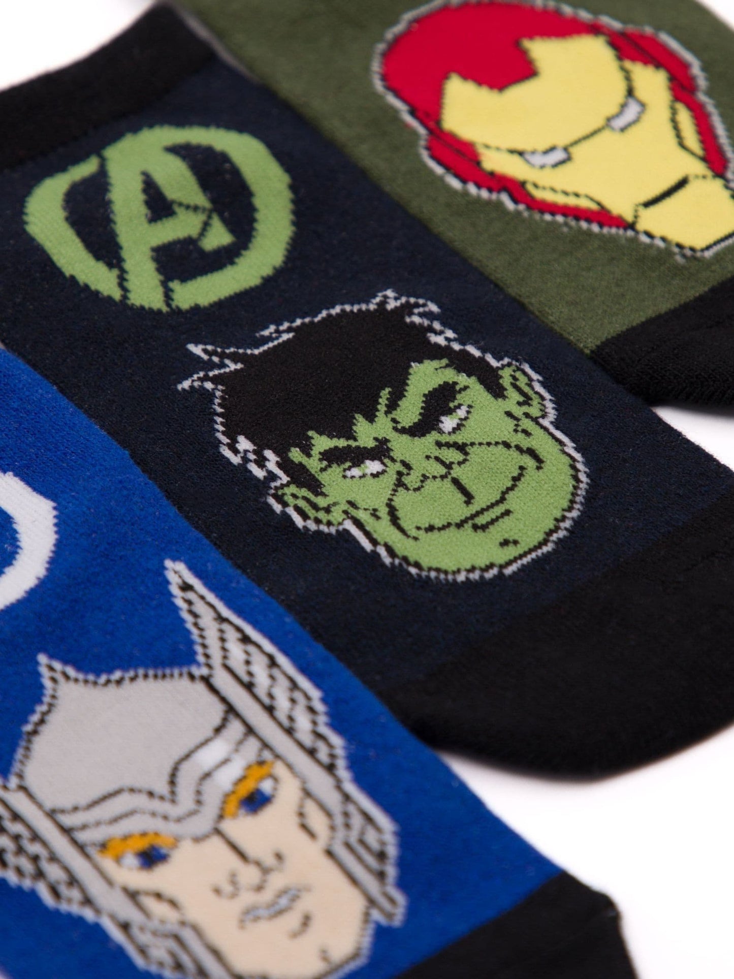 Dsiney Kidz - Vanilla Underground Black Marvel Boys Character Socks 6 Pack image 3