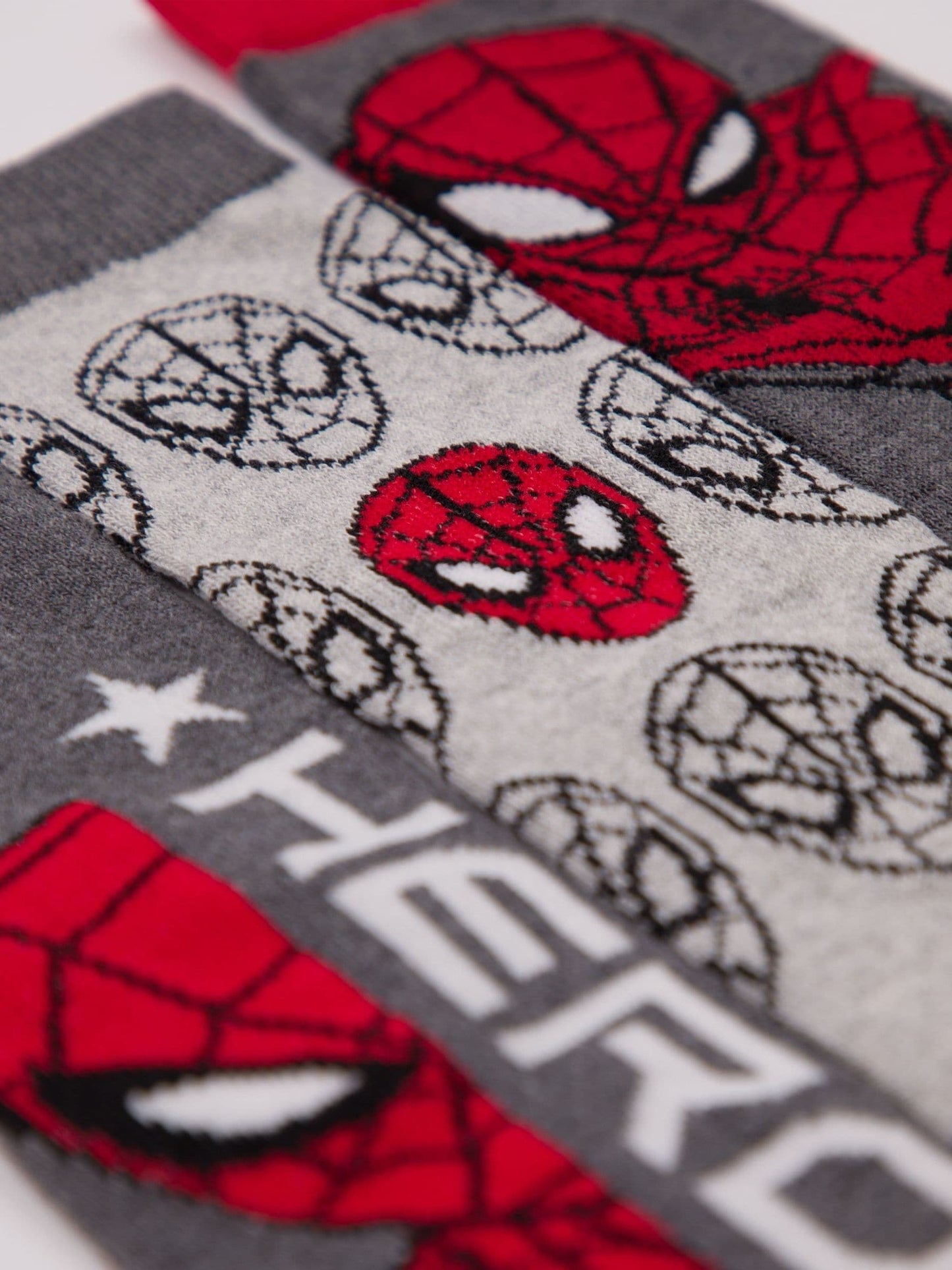Dsiney Kidz - Vanilla Underground Red Spider-Man Boys Character Socks 6 Pack image 2