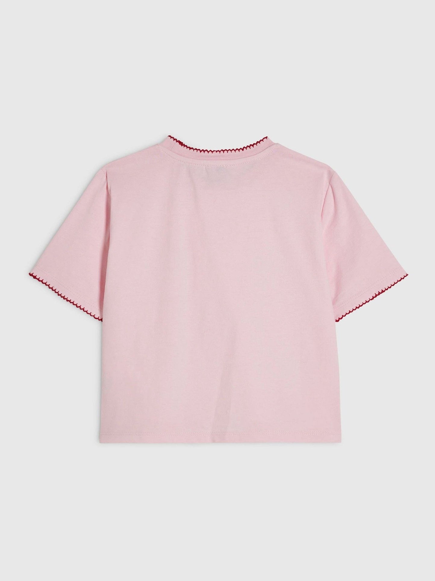 Dsiney Kidz - River Island Pink Icon Embellished Boxy T-Shirt image 2