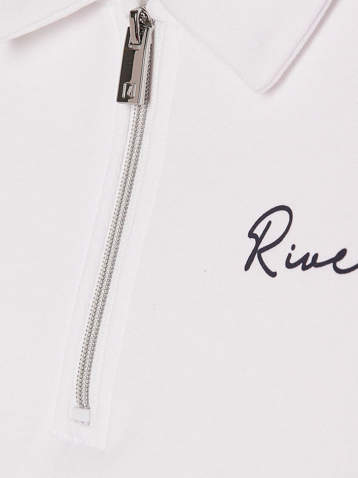 Dsiney Kidz - River Island White Logo Polo Shirt & Shorts Set image 4