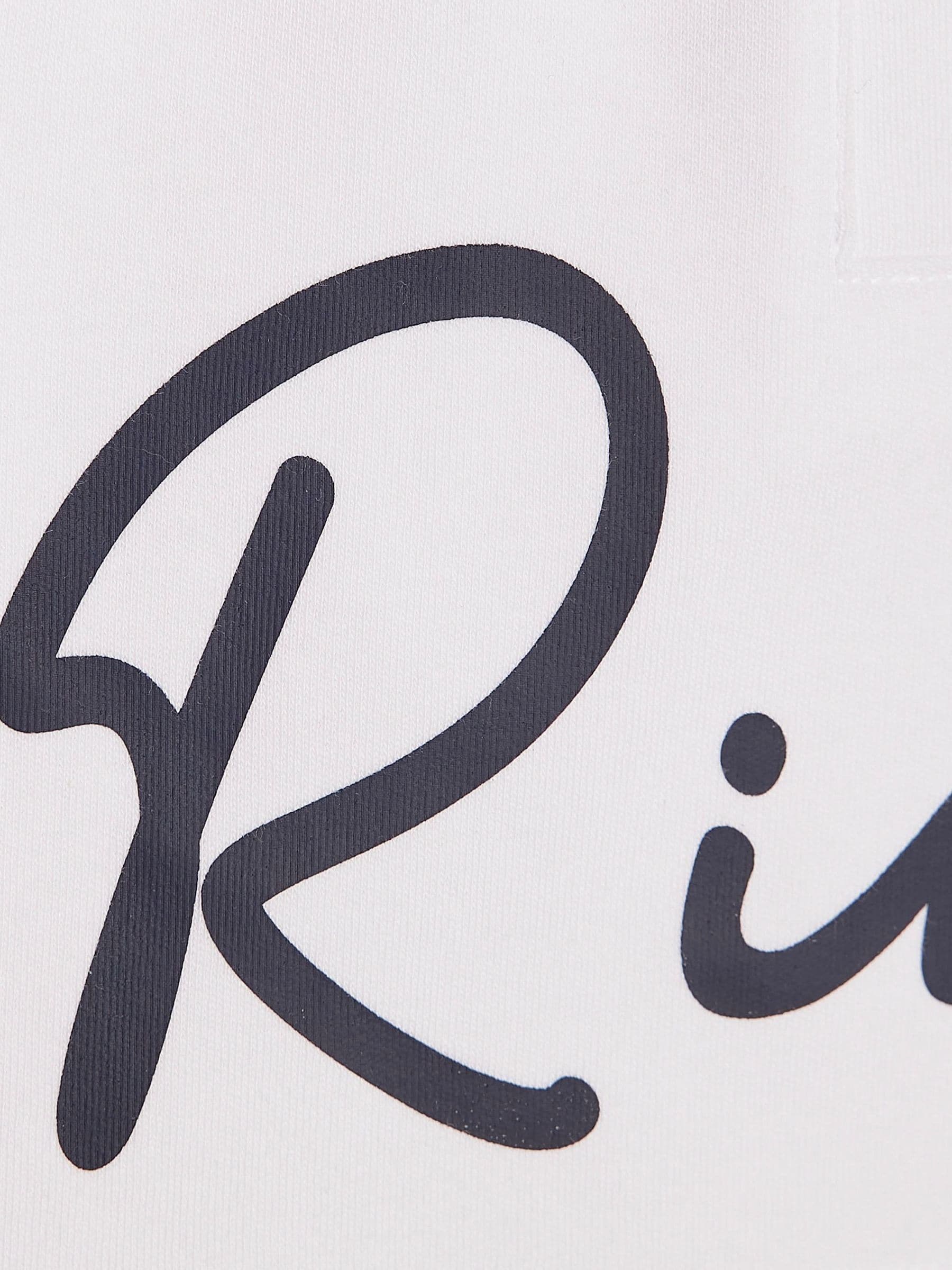 Dsiney Kidz - River Island White Logo Polo Shirt & Shorts Set image 5