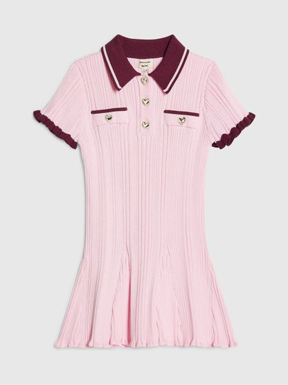 Dsiney Kidz - River Island Pink Flippy Martini Dress image 1