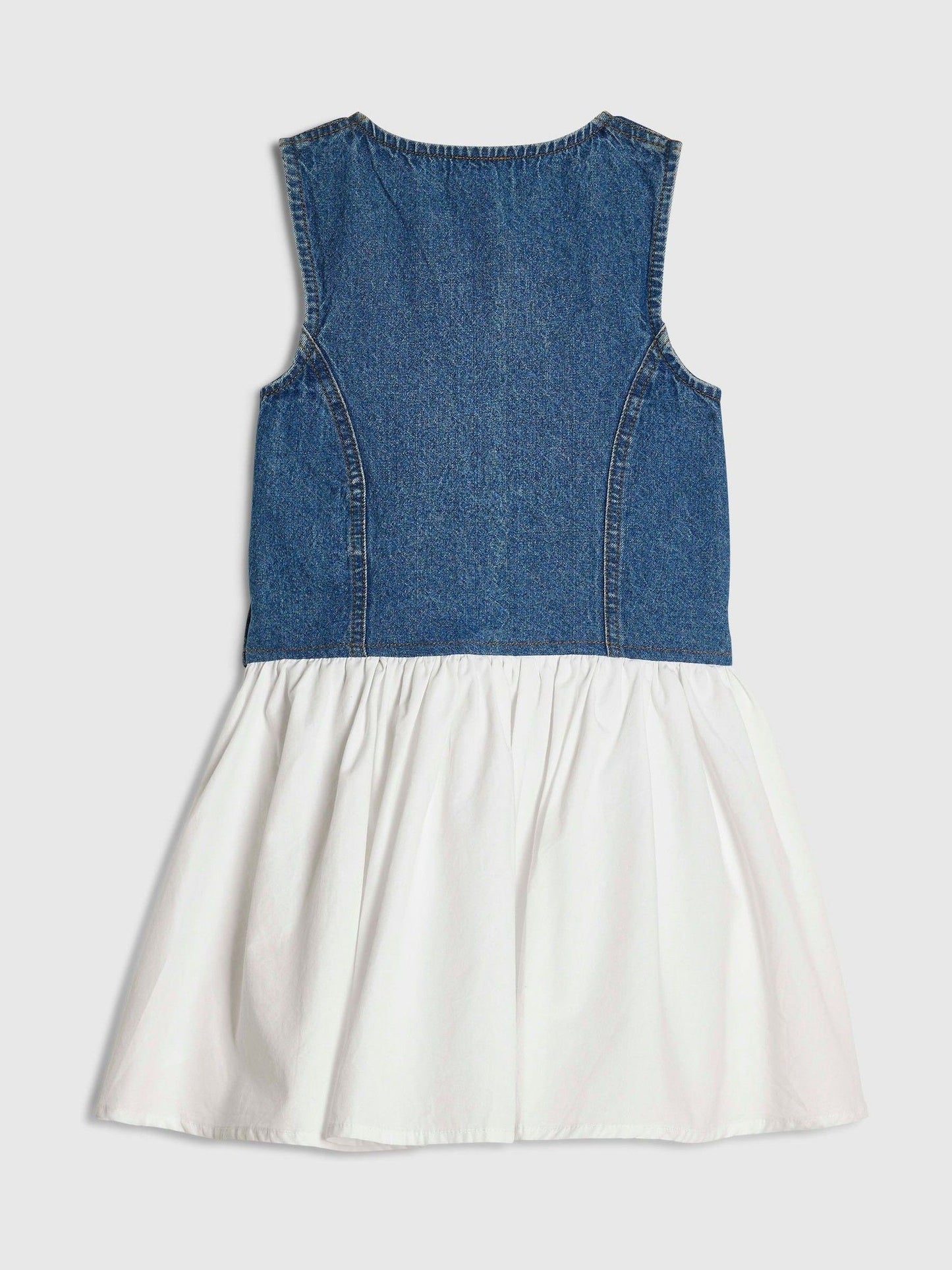 Dsiney Kidz - River Island Blue Hybrid Waistcoat Dress image 2