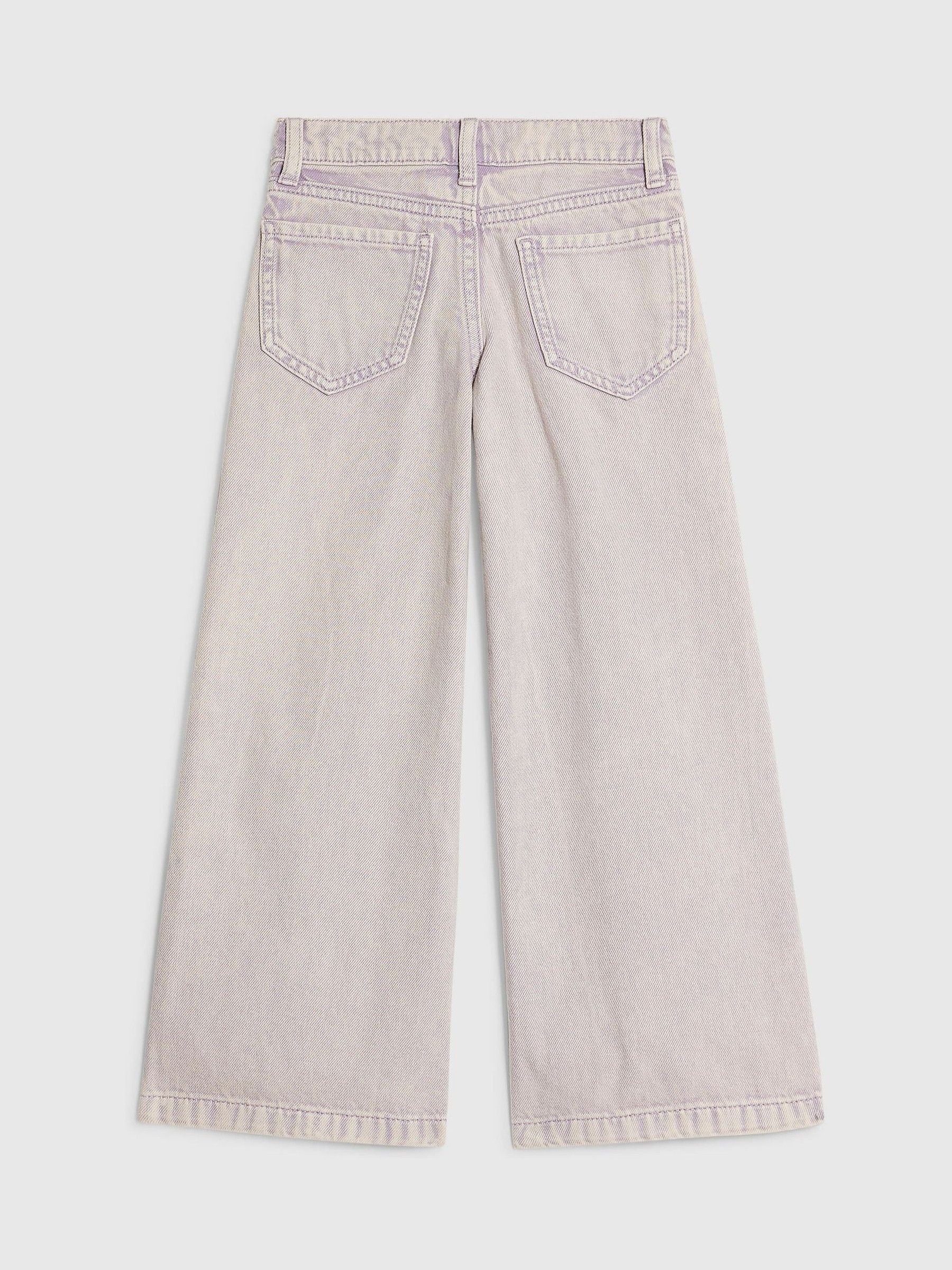 Dsiney Kidz - River Island Purple Chain Wide Leg Jeans image 2