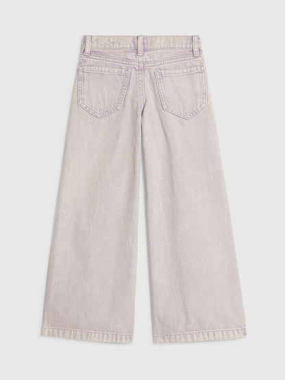Dsiney Kidz - River Island Purple Chain Wide Leg Jeans image 2