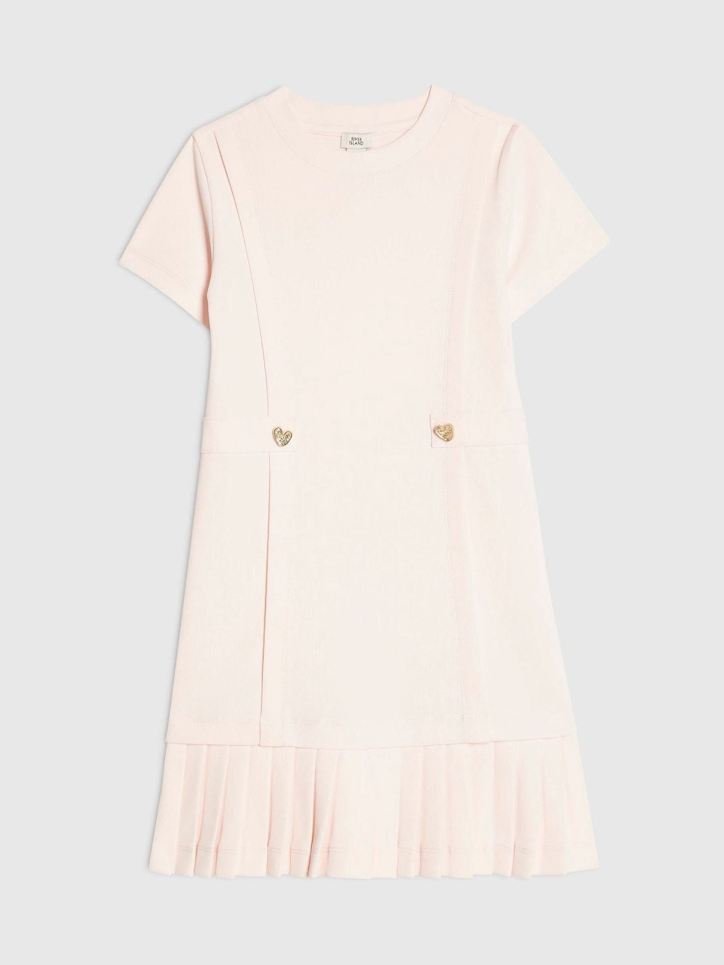 Dsiney Kidz - River Island Pink Pleated Dress image 1