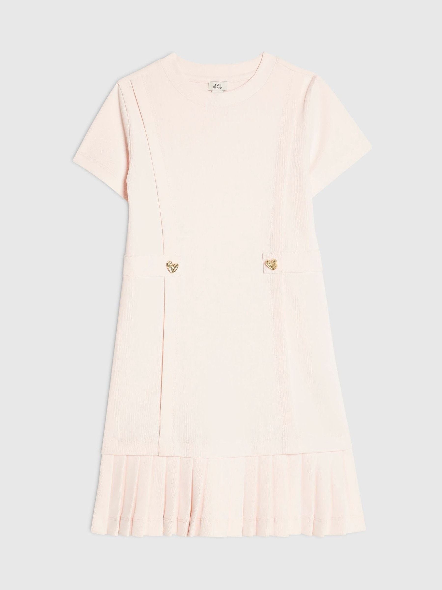 Dsiney Kidz - River Island Pink Pleated Dress image 1