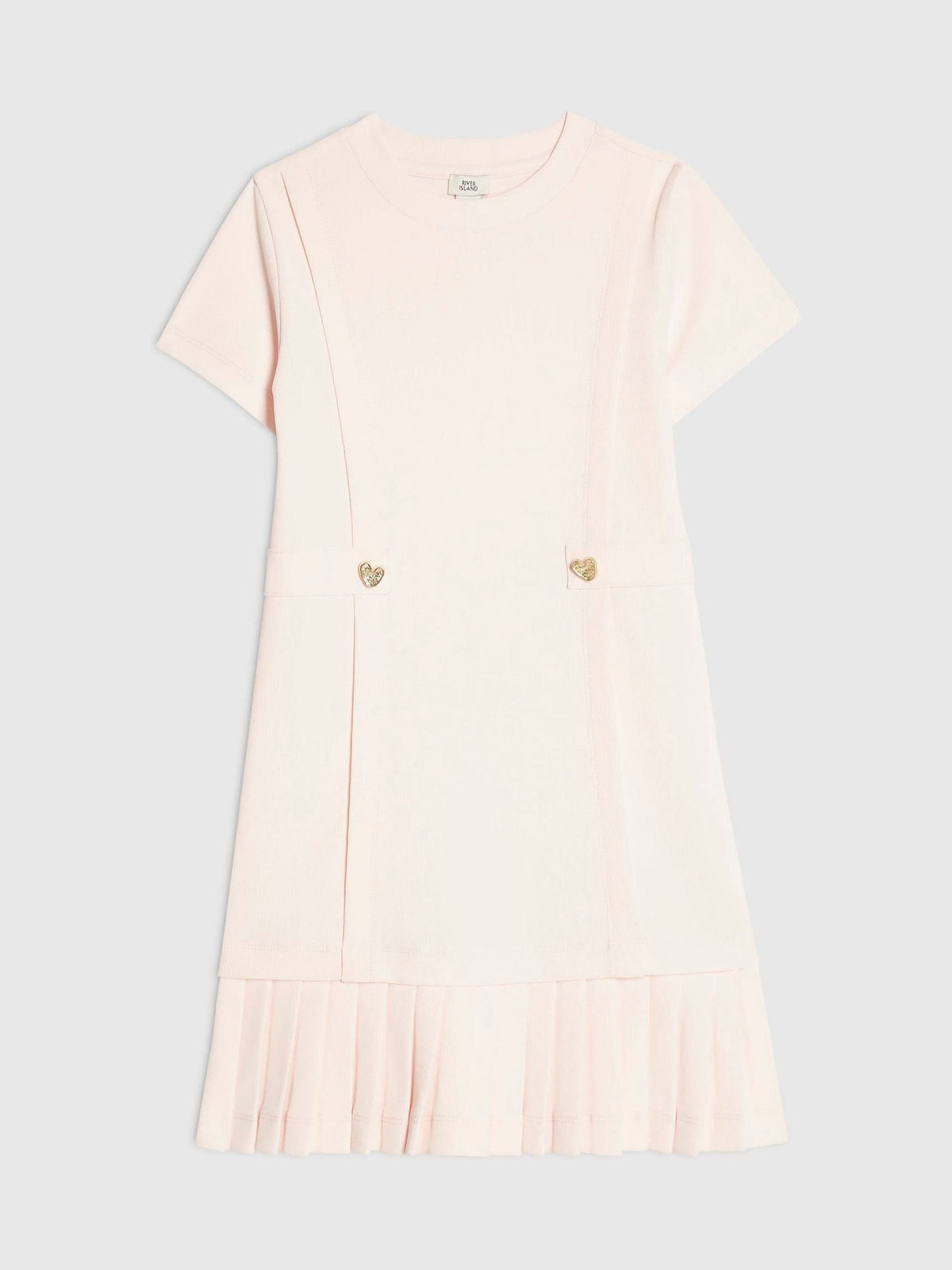 Dsiney Kidz - River Island Pink Pleated Dress image 1