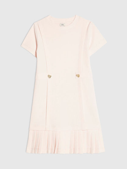 Dsiney Kidz - River Island Pink Pleated Dress image 1