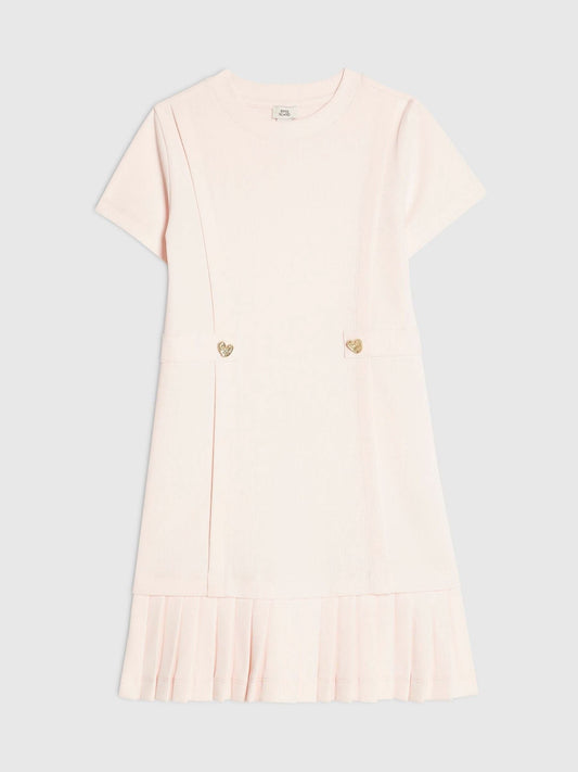 Dsiney Kidz - River Island Pink Pleated Dress image 1