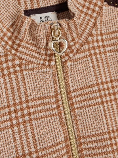 Dsiney Kidz - River Island Brown Funnel Flared Dress image 3
