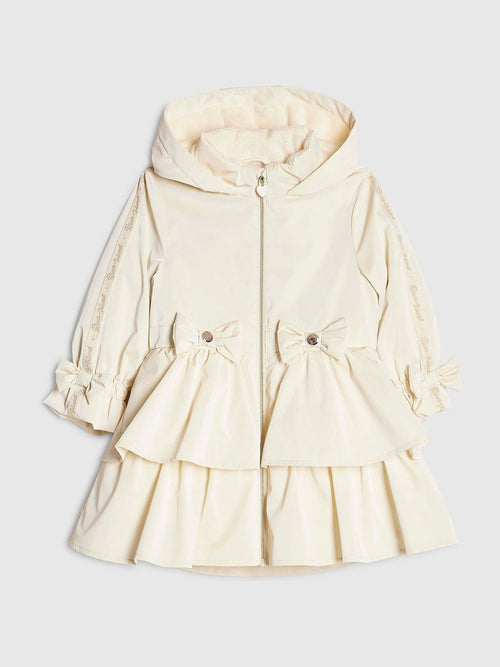 Dsiney Kidz - River Island Cream Frill Bow Raincoat image 1